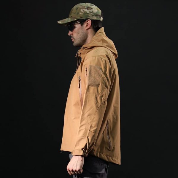 Waterproof Jacket Windbreaker Winter Outdoor Hiking Men Women Coat Windproof Hard Shell Tactics Clothes