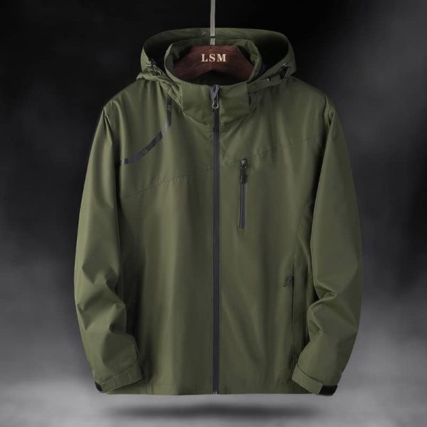 Men&Women Waterproof Softshell Jacket Hunting Camping Windbreaker Outdoor Coat Tactical Clothing Outwear s9 Red XXL