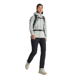 Women's Hiking Jacket Rain Jacket Hooded Running Windbreaker Waterproof Packable Lightweight Outdoor Hardshell