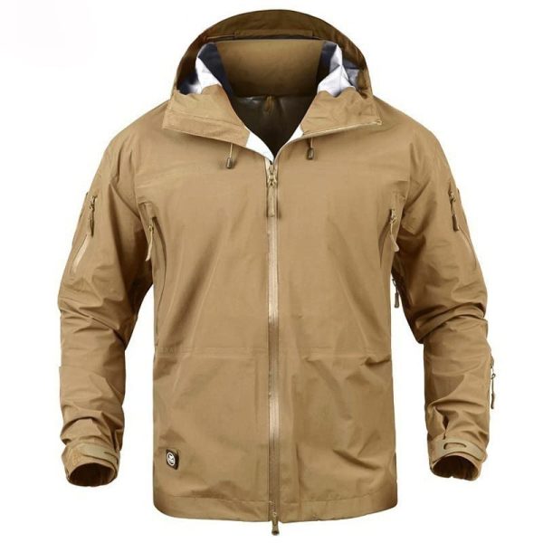Waterproof Jacket Windbreaker Winter Outdoor Hiking Men Women Coat Windproof Hard Shell Tactics Clothes