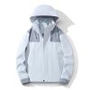 Unisex Outdoor Waterproof Jackets Hiking Climbing Camping Trekking Windbreaker Windproof Rain Coat