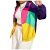 51ZP2S3D6GL.jpg 80s & 90s Retro Windbreaker Jacket - Unisex Color Block Party Jacket