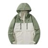 51fUFhpGlIL.jpg Men Women Lightweight Outdoor Raincoat Windproof Waterproof Outerwear Windbreaker Hood Jacket