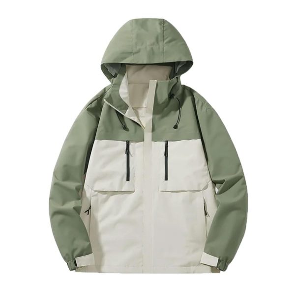51fUFhpGlIL.jpg Men Women Lightweight Outdoor Raincoat Windproof Waterproof Outerwear Windbreaker Hood Jacket