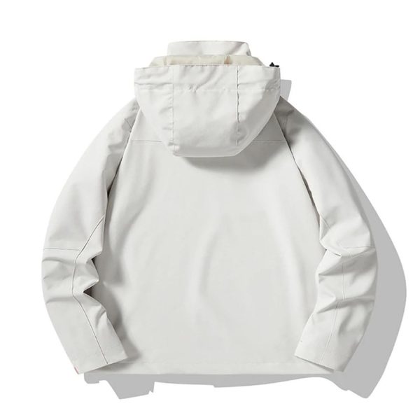 51hmxUaVdtL.jpg Men's Outdoor Windproof Waterproof Sport Climbing Hooded Jacket Couples Raincoat Jacket