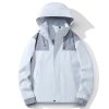 Unisex Outdoor Waterproof Jackets Hiking Climbing Camping Trekking Windbreaker Windproof Rain Coat
