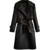 Women Elegant Long Trench Coat For Lapel Belted Coats And Jackets Office Windbreaker Outerwears