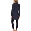Women's Packable Hooded Rain Jacket with Bow