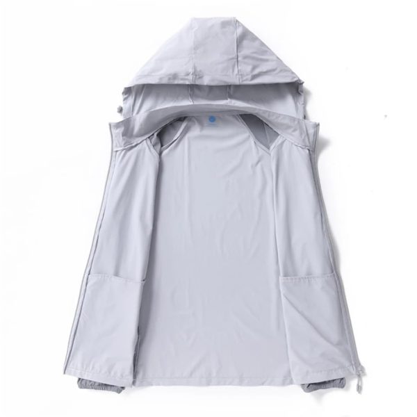Women Windbreaker Hiking Climbing Fishing Waterproof Jacket Outdoor Protection Elasticity Coat