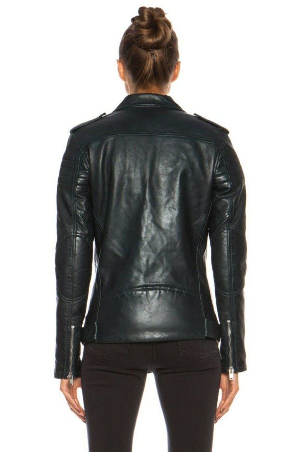 6160YbGtjqL.jpg Womens Leather Jacket For Women Real Leather Jacket Soft Lambskin Biker Jacket Slim-Fit