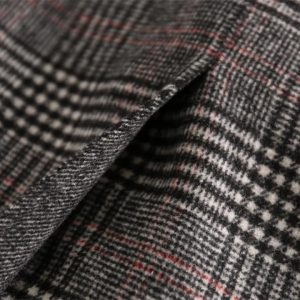 Women Winter Wool Plaid Coat Office England Style Cashmere Coat Three Quarter Windbreaker Jackets Coats