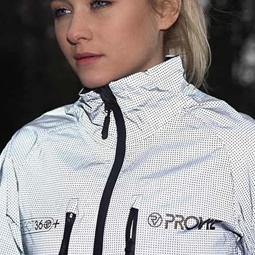 Women's REFLECT360 Plus Waterproof Cycling Jacket Hi Visibility Reflective Cycling Coat