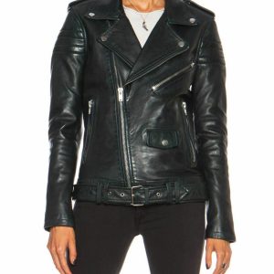 61DGkvI4viL.jpg Womens Leather Jacket For Women Real Leather Jacket Soft Lambskin Biker Jacket Slim-Fit