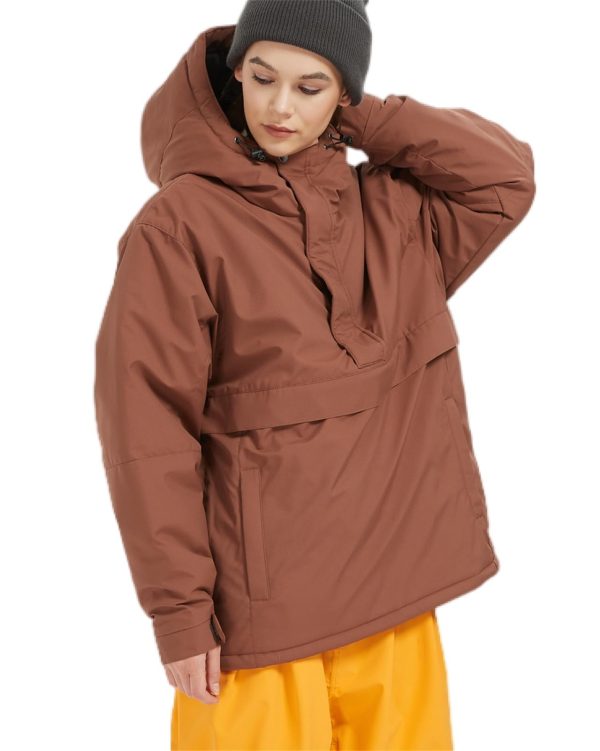 61EVrzRzasL.jpg Womens Waterproof Ski Jacket Warm Winter Snow Coat Windbreaker Hooded Thick Snowboard Jacket