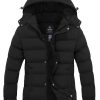 Women's Hooded Warm Winter Coat Quilted Thicken Puffer Jacket with Removable Hood