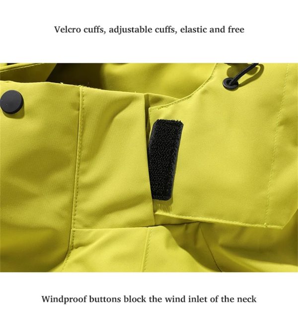 Unisex Waterproof Outdoor Windbreaker Rain Coat Climbing Hiking Camping Trekking Windproof Jacket