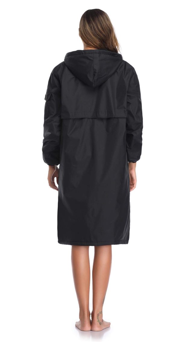 61LoLR-UrFL.jpg Unisex Swim Parka Water Resistant Warm Coat Water Sports Swim Parka for Adults & Kids