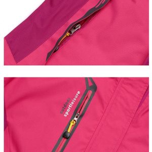 Women's Outdoor Lightweight Softshell Raincoat Hiking Trekking Camping Jacket Waterproof Rain Jacket