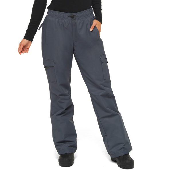 Women's Lumi Pull Over Fleece Lined Cargo Snow Pants