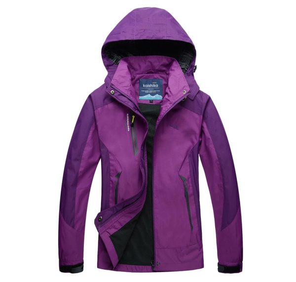 Women's Outdoor Lightweight Softshell Raincoat Hiking Trekking Camping Jacket Waterproof Rain Jacket