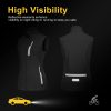 Women's Lightweight Running Vest Outerwear with Pockets, Windproof Sleeveless Jacket for Golf Hiking Travel