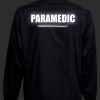 Paramedic windbreaker, with Reflective decoration both front and back, thin windbreaker without lining.