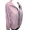 Pink Anorak Windbreaker Jacket Full Zip Color Rose Pink Size XS/Small New