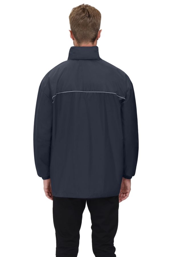 Men's Rain Jacket Cycling Running Jackets Waterproof Raincoat with Hood Windbreaker Hiking Jacket Rain Coat