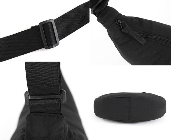 Crossbody Bag Hobo Sling Crescent Bags Women Men Trendy Small Shoulder Bag Purse Dumpling Casual Handbag Adjustable Strap