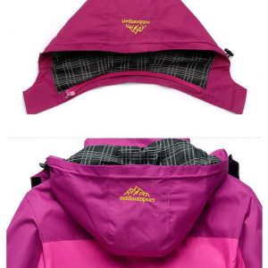 Women Outdoor Sports Coats Windbreaker Travel Waterproof Camping Hiking Climbing Trekking Jacket