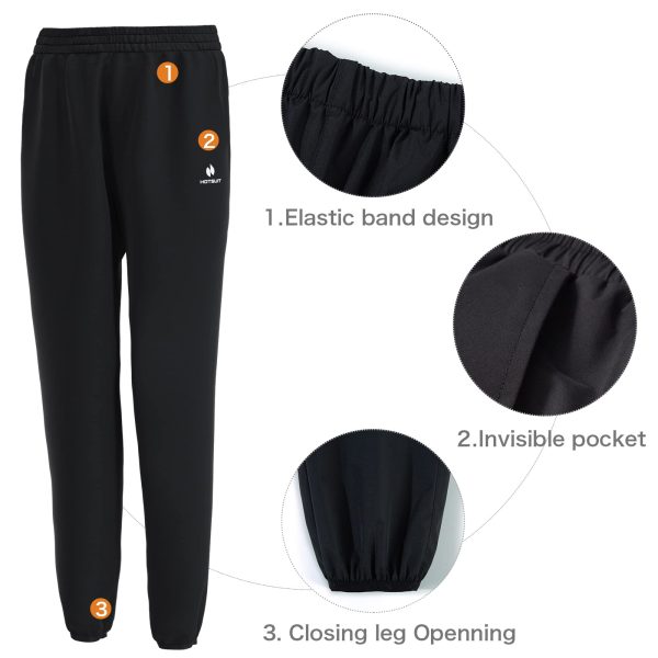 61pJM3b38zL.jpg HOTSUIT Sauna Suit Women Durable Boxing Sweat Suits Gym Workout Exercise Sauna Jacket Pants