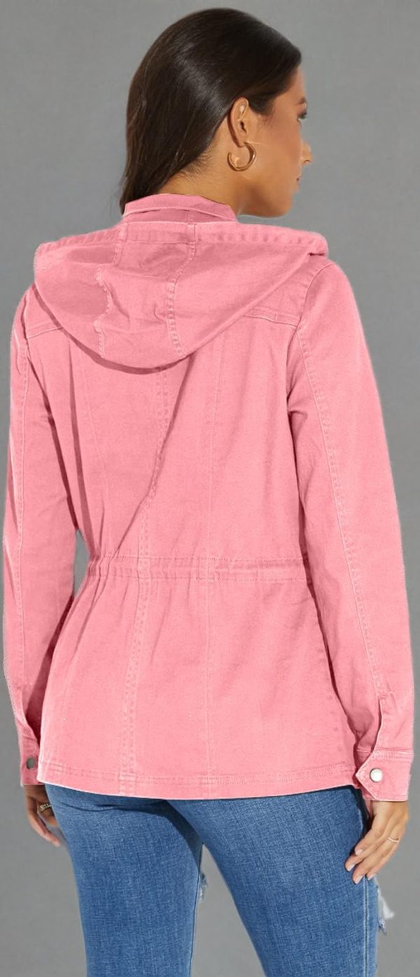 61tljEwAQL.jpg Casual Jackets for Women Long Sleeve Lightweight Outwear Bomber Coats with Pockets