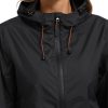 Women's Rain Jacket Lightweight Waterproof Rain Coat with Hooded Windproof Adjustable Windbreaker
