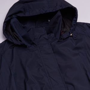 Women's Single Breasted Travel Packable Rain Jacket