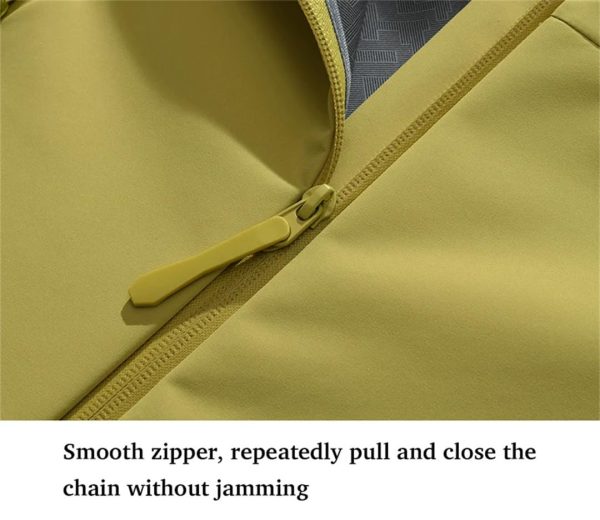 61yAr1HdpL.jpg Unisex Waterproof Windbreaker Hiking Trekking Raincoat Outdoor Sporty Windproof Climbing Jacket