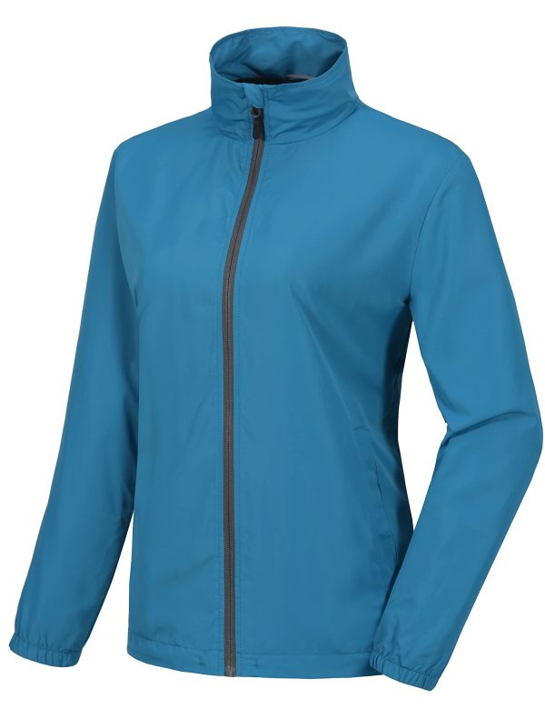 71-3RjxKRIL.jpg Women's Lightweight Windbreaker Jacket Breathable Windproof Jacket Hiking Running Golf UPF50+