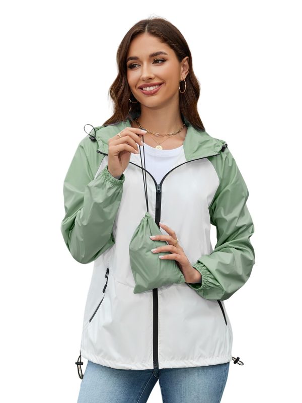 711aRiKv6CL.jpg Packable Rain Jacket Women Waterproof Lightweight Rain Coats for Women with Hood Outdoor Windbreaker Jacket S-XXL