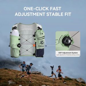 FUGA AIR 8 Ⅳ Running Hydration Vest Hydration Pack Lightweight with Two TPU Water Bladders for Women Men Trail Cycling Hiking