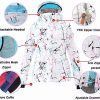 Women's Waterproof Ski Jacket Snowboard Mountain Coat Windproof Winter Warm Snow Rain Coat