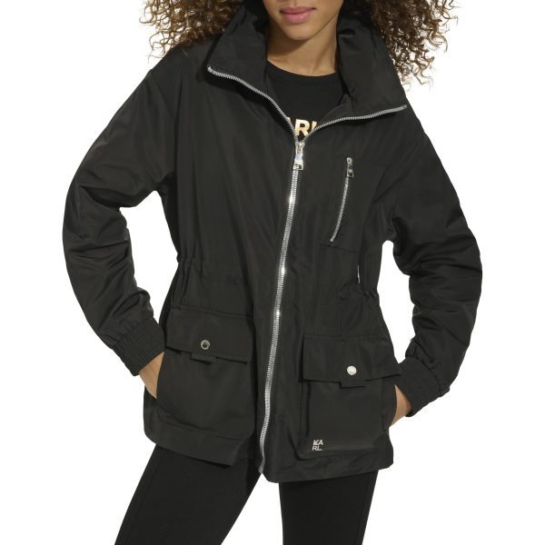 Women's Soft Windbreaker Rain Wear Durable 3 Pocket Anorak