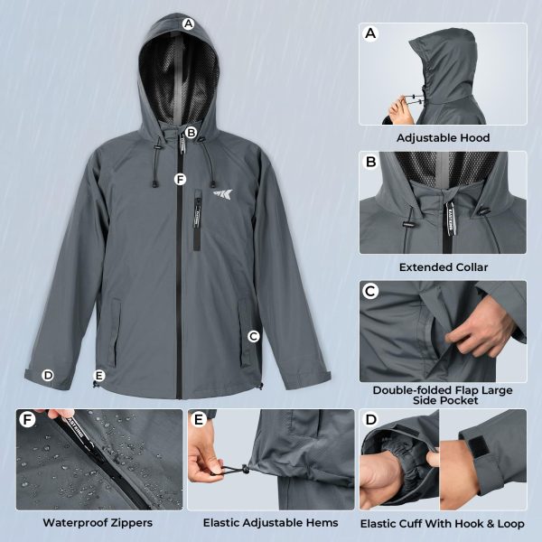 HydroSense Essential Waterproof Rain Suit for Men and Women, Lightweight, Durable Outdoor Gear for Fishing, Hiking