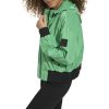 Paris Women's Short Anorack with Logo Sleeve Jacket