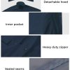 71RxYdO3FyL.jpg Long Rain Coat for Women Waterproof Raincoat with Hood Full Length Windbreaker Packable Trench Rain Jacket