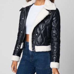 womens Luxury Clothing Quilted Print Jacket, Comfortable & Stylish Windbreaker Coat