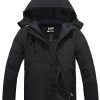 Women's Ski Jacket Waterproof Windproof Snowboard Jacket Warm Hooded Winter Coat
