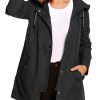 Womens Lightweight Hooded Waterproof Active Outdoor Rain Jacket S-XXL
