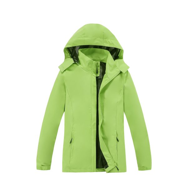 Women's Lightweight Rain Jacket with Hood, Waterproof Travel Jacket
