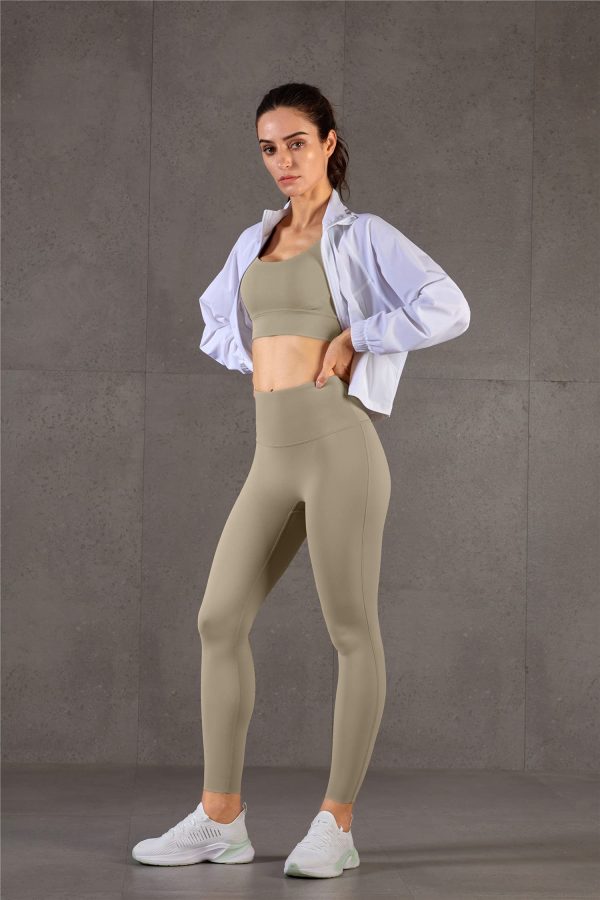 71qfeKkBJBL.jpg Women's Athletic Running Yoga Gym Track Zip Up Cropped Jackets UPF 50+ Sun Protection Long Sleeve Workout Shirts