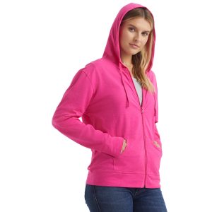 71rej-daQFL.jpg Women’s Slub Knit Full-Zip Hoodie, Textured Cotton Zip-Up T-Shirt Hoodie for Women