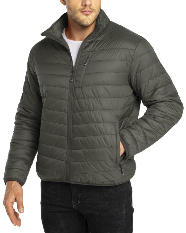 Men's Puffer Jacket Lightweight Packable Winter Jacket